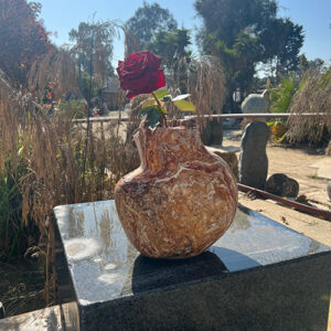 Travertine Vase