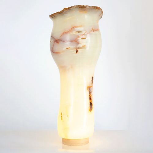 Sculpted Onyx Lamp III